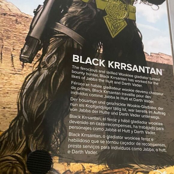 Hasbro Star Wars The Black Series 6" Black Krrsantan Action Figure Brand New - Picture 7 of 10